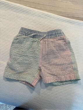 Seersucker boys trunks